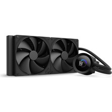 Odea Nzxt Kraken Plus 280 - Aıo Cpu Sıvı Soğutucu - 280MM Radyatör - 2 x F140P Fanlar - Özelleştirilebilir 1,54 Inç Kare LCD - Amd® Am5, Am4 - Intel® Lga 1851/1700, 1200/115X - Siyah