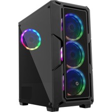 Odea Frısby FC-9430G 650W 80+4x Rgb Mesh Gaming Kasa