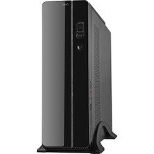 Odea Frisby FC-S6020B Slim Tower Kasa, 2 x USB Port, 1 x Audio Set, Siyah