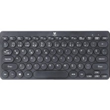 Odea Blueforce BT-K95 2,4ghz Wireless+Bluetooth Kablosuz Sessiz Klavye Siyah Çift Modlu Telefon Tablet Mac Uyumlu