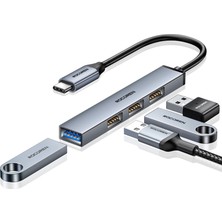 Odea Rocoren Type-C 5gbps 4 Portlu Usb-A 3.0 Çoklayıcı Dönüştürücü Hub