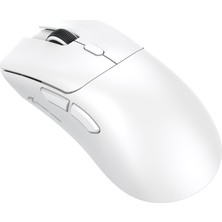Odea Attack Shark R1 59G Superlıght Fare, Pixart PAW3311 Oyun Sensörü, Bt/2.4g Kablosuz/kablolu Oyun Faresi, 18000'E Kadar 6 Ayarlanabilir Dpı, 65 Saat Pil (Beyaz)