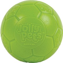 Odea Jolly Pets-Jolly Evcil Orta Futbol Topu Yüzer-Zıplayan Köpek Oyuncak, 6 Inç Çap, Elma Yeşili