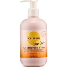 Odea Inebrya Ice Cream Sun Care Conditioner Mask, Güneşe Maruz Kalan Saçlar Için, 300 ml