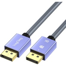 Odea Veggieg 8K/60Hz 4K/165Hz 2K/240Hz Displayport 1.4 Kablo 3 Metre