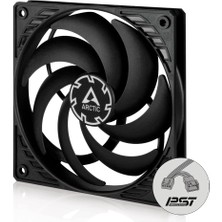 Odea Arctıc AR-ACFAN00187A P12 Slim Pwm Pst, 120MM 4pin Pst 2100RPM Siyah Çerçeve Siyah Kanat Kasa Fanı