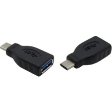 Odea Mcstorey Usb-C USB Dönüştürücü | Macbook, iPad Pro ve Usb-C Destekli Cihazlar Için Type-C USB Adaptör Siyah
