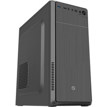 Odea Frisby FC-2915B-350 Midi Tower Kasa, 2 x USB Port, 1 x Audio Set, Siyah