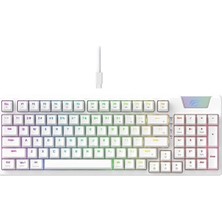 Odea Havit Gamenote KB885L Rgb Backlit Gaming Mekanik Türkçe Klavye Beyaz