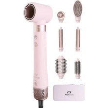 Odea Pirantech KS-611 Airbreeze 6 Başlıklı Saç Şekillendirme ve Kurutma Seti Bukle, Hacim, Hızlı Kurutma