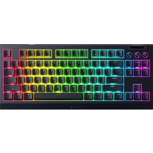 Odea Razer Blackwidow V4 Tenkeyless Hyperspeed (Turuncu Dokunsal Anahtarlar) - Kablosuz Çalışırken Değiştirilebilir Oyun Klavyesi - Bluetooth ve Hyperspeed 1000Hz - Snap Tap - Qwerty Us/abd | Siyah
