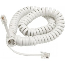 Odea Usin Spiral 3 Metre RJ11 Hat Ahize Telefon Bağlantı Kablosu