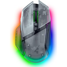 Odea Razer Basilisk V3 Pro 35K Phantom White - Özelleştirilebilir Kablosuz Ergonomik Rgb Oyun Faresi - 35K Dpı Sensör - Hyperspeed & Bluetooth - Pc/mac | Phantom White Edition