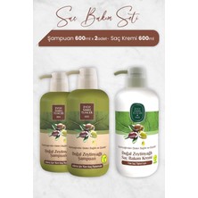 Odea Eyüp Sabri Tuncer Zeytinyağlı Şampuan 600 ml x 2 Adet ve Saç Kremi
