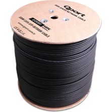 Odea Qport Cat6 Utp 23AWG Siyah 500M Outdoor Makaralı Kablo Q-CATO11