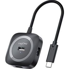 Odea Veggieg 4 Portlu Type-C To USB 2.0 Çoklayıcı Hub