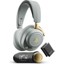Odea Steelseries Arctis Nova Elite Hi-Res Wireless Gaming Kulaklık - Sage Gold