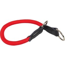 Odea Karlie Suni Deri Eğitim Tasma Kırmızı 70X1,2 cm