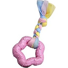 Odea Eurodog Puppy Pembe Kalın Beşgen Diş Kaşıma Oyuncağı 19CM