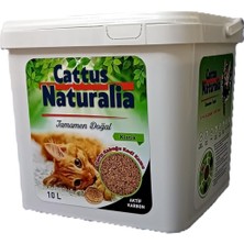Odea Cattus Naturalia Klasik Aktif Karbonlu, Ceviz Kabuğundan Yapılmış Doğal Kedi KUMU;%100 Organik, Tozsuz, 10 Litre