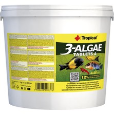 Odea Tropical 3-Algae Tablet Tatlı ve Tuzlu Su Balıkları Için Alg Içeren Tablet Balık Yemi 2 kg 4500 Tablet