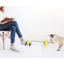 Odea Petistera Yaylı ve Tüylü Kedi Ayak Oltası