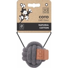 Odea M-Pets Coto Grey Ball 6,5cm Örgü Top Oyuncak