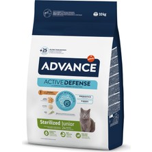 Odea Advance Junior Sterilized Tavuklu Kısır Kedi Maması, 10 kg
