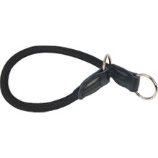Odea Karlie Suni Deri Eğitim Tasma Siyah 40X1,2 cm