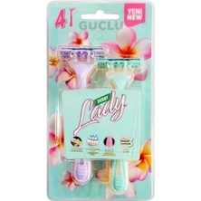 Odea Derby Lady Platinum 3 Bıçaklı Tıraş Bıçağı 4'lü Paket