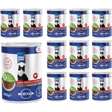 Odea Pawpaw Yetişkin Kedi Tavuk Ciğerli ve Jöleli Konserve Mama 400 gr x 12 Adet