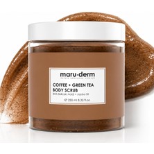 Odea Maruderm Kahve ve Yeşil Çay Özlü Vücut Peelingi – Bha & Jojoba Yağı ile Arındırıcı, Söğüt Kabuğu Özütlü Peeling, 250 ml