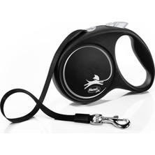 Odea Flexi Black Design M Beden Siyah 5mt Şerit Tasma