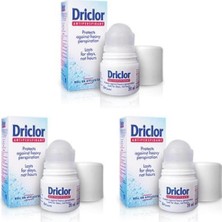 Odea Drıclor Anti Perspirant Roll-On 20 ml 3lü P00379