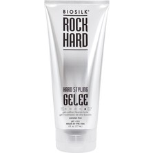 Odea Biosilk Rock Hard Gel, Firm-Hold Hair Gel For Long-Lasting Styles, Sulfate, Paraben, & Cruelty-Free, 6 Oz