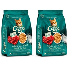 Odea Cango Kuzu Etli ve Pirinçli Yetişkin Kedi Maması, 1 Kg, 2'li Paket