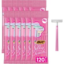 Odea Bıc Silky Touch Kadın Çift Bıçaklı Tek Kullanımlık Jilet 10 Adet - 12'li Paket (120 Jilet Rengi)