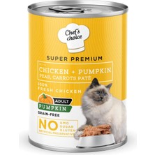 Odea Chef's Choice Tavuklu ve Balkabağı Ezmeli Yetişkin Kedi Yaş Maması, 400 G x 12 Adet