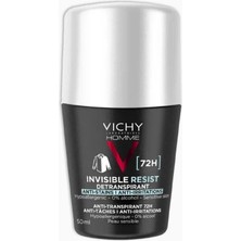 Odea Vichy Homme Invisible Resist Iz ve Terleme Karşıtı Erkek Roll-On Deodorant 50 ml