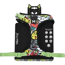 Odea M-Pets Urban Style Multicolor Easy Fit Köpek Göğüs Tasması (L)