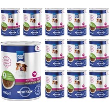 Odea Pawpaw Yetişkin Köpek Biftekli ve Jöleli Konserve Mama 400 gr x 12 Adet