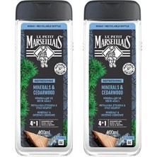 Odea Le Petit Marseillais Men Mineraller ve Sedir Ağacı Duş Jeli 400 ml X2