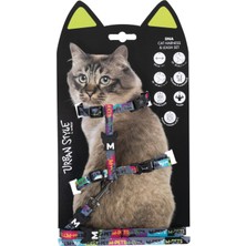 Odea M-Pets Urban Style Dna Kedi Göğüs Tasması Set