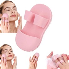 Odea Silikon Cilt Yüz El Temizleme ve Peeling Fırçası, Pembe