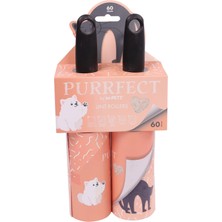 Odea M-Pets Purrfect Tüy Toplama Rulosu 2X60 Yaprak Pink