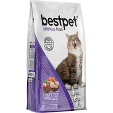 Odea Bestpet Tavuklu Kuzulu ve Balıklı Mix Yetişkin Kedi Maması 15 kg