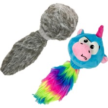 Odea Hyper Pet Doggie Tail & Unicorn Pal Interaktif Peluş Köpek Oyuncakları - 2'li Paket (Sıkıntı ve Uyarıcı Oyun Için Kıpırdayan, Titreşen ve Havlayan Etkileşimli Oyuncak)