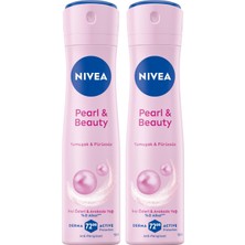 Odea Nıvea Kadın Sprey Deodorant Pearl&beauty 150 Ml,terlemeye Karşı 72 Saat Anti-Perspirant Koruma, X2 Adet, Pürüzsüz Koltuk Altı, Avantajlı Paket