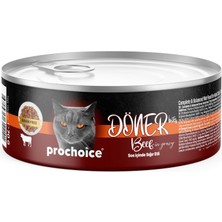 Odea Prochoice Döner Beef, Sos Içinde Sığır Etli Tam & Dengeli Yetişkin Kedi Maması 70 gr