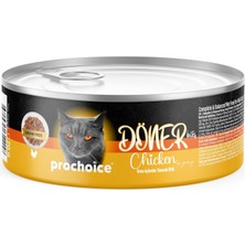 Odea Prochoice Döner Chicken, Sos Içinde Tavuk Etli Tam & Dengeli Yetişkin Kedi Maması 70 gr